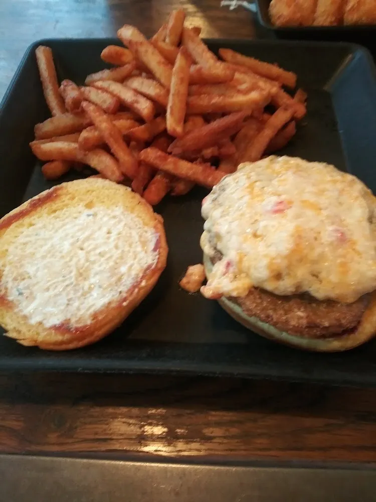 Fried Green Jacket Burger