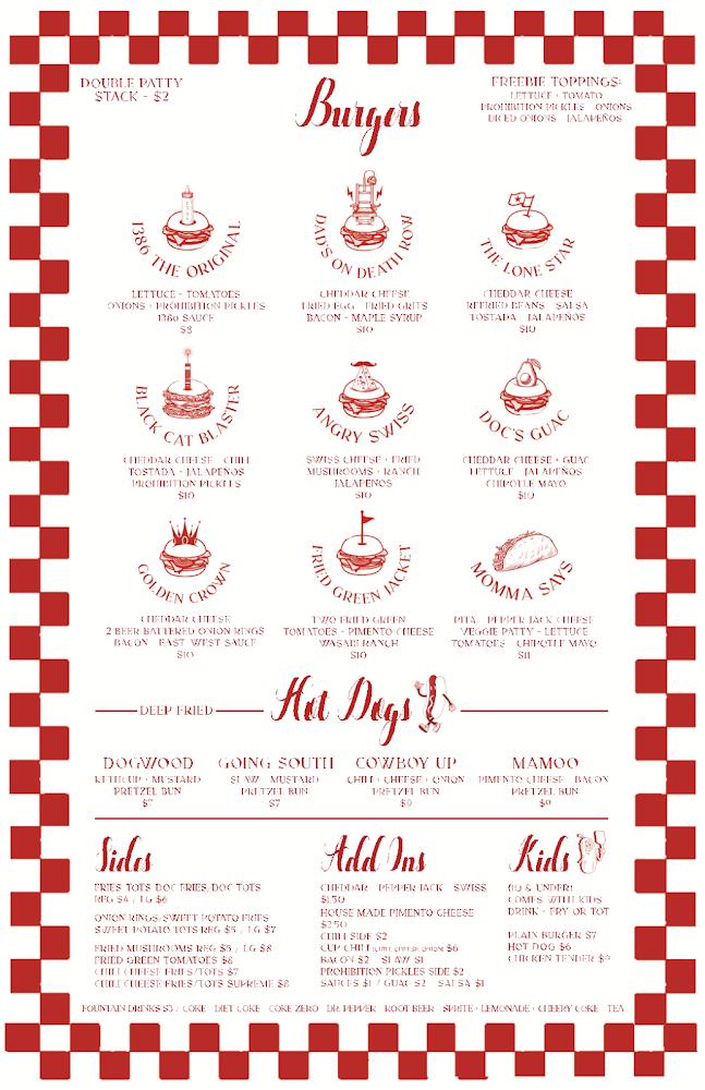 Ball Ground Burger Bus Menu image 1