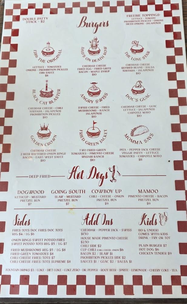 Ball Ground Burger Bus Menu image 2