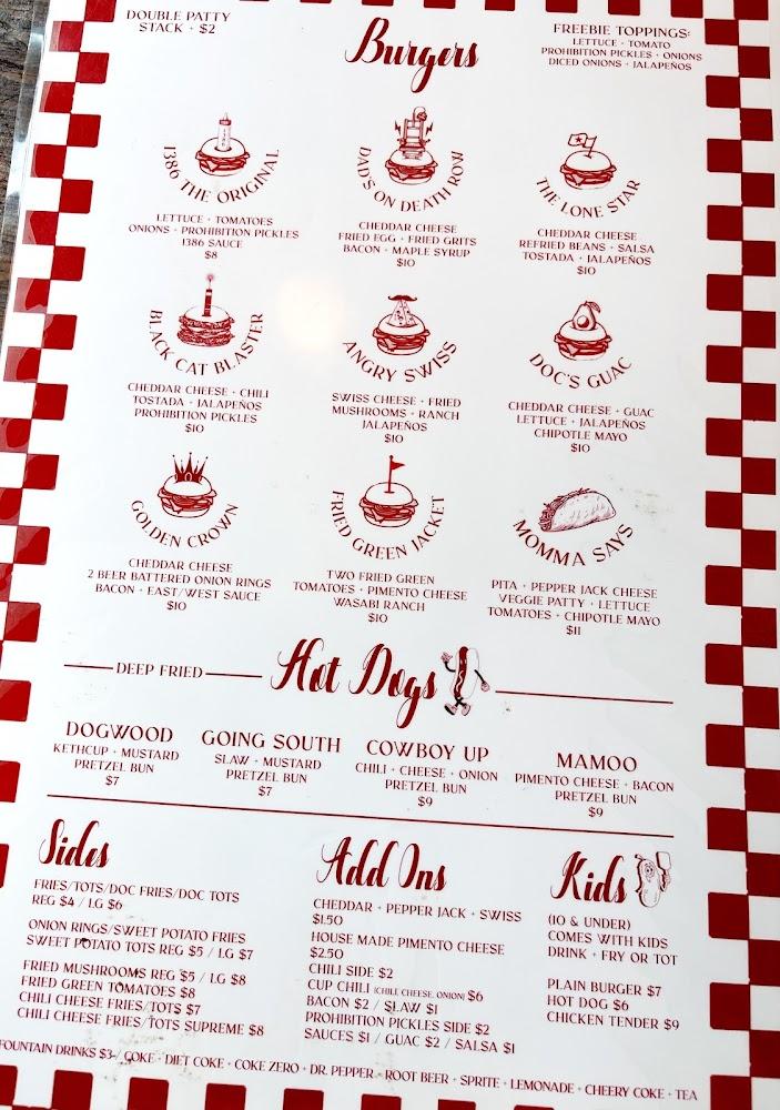 Ball Ground Burger Bus Menu image 3