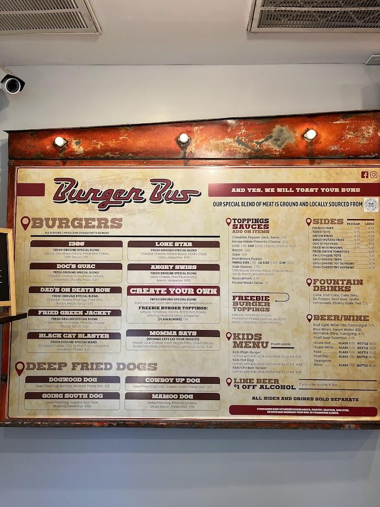 Ball Ground Burger Bus Menu image 4